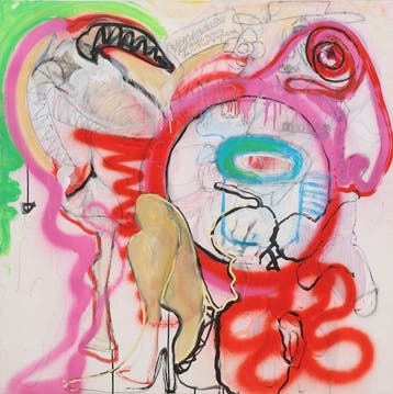 Eleonora Stol (1946-2022) - Pink and red