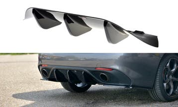 Diffuser Alfa Romeo Giulia Veloce Maxton Glans Zwart, Ophalen of Verzenden, Nieuw