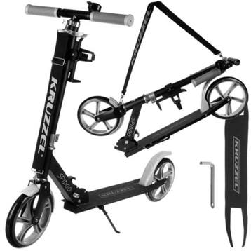 Kruzzel Kinderstep – Grijze Scooter met verstelbaar stuur, Fietsen en Brommers, Steps, Ophalen of Verzenden, Nieuw