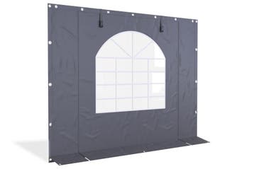 Partytent zijwand PVC  | 3 meter | 220cm hoog | Antraciet, Doe-het-zelf en Verbouw, Zeil en Folie, Ophalen of Verzenden, Nieuw