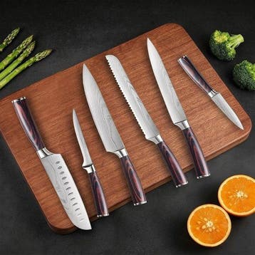 Smoked Blades - Keukenmes - Chefs knife - Handgemaakte