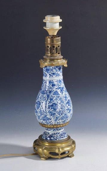 Edmé Samson Attrib. - Lamp - voormalige olielamp • Lodewijk