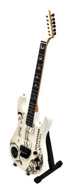 Miniatuur replica ESP Ouija gitaar - Kirk Hammett Metallica, Ophalen of Verzenden, Nieuw, Pop, Beeldje of Miniatuur