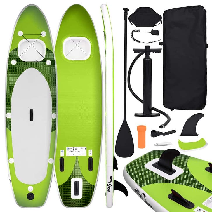 vidaXL Stand Up Paddleboardset opblaasbaar 330x76x10 cm, Watersport en Boten, Suppen, Nieuw, Verzenden