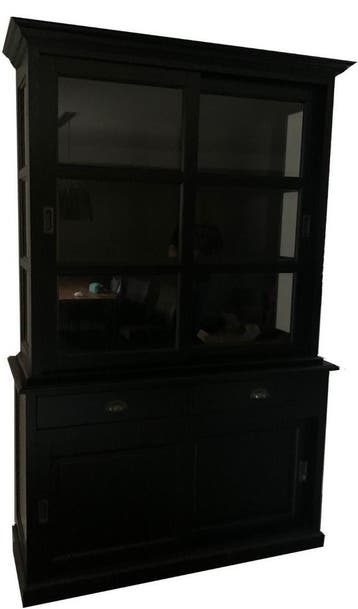 Buffetkast zwart - zwart Putten 140 x 220cm, Ophalen of Verzenden, Nieuw