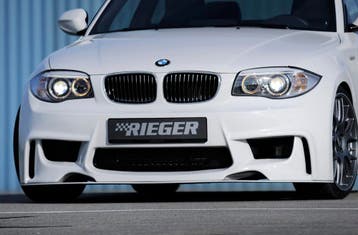 Rieger voorbumper | 1er E82, E88 (182 / 1C): 10.07- - Coupé,, Verzenden, Nieuw, BMW