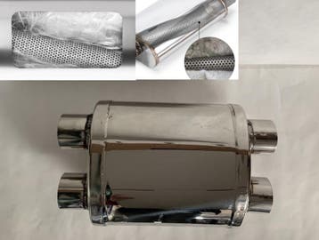 MAX Ultra Straight Flo Performance polished rvs uitlaat, Ophalen of Verzenden, Nieuw