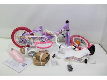 Volare Unicorn Kinderfiets - Meisjes - 12 inch - Paars, Verzenden, Zo goed als nieuw