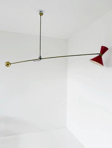 Kroonluchter - Messing, Aluminium