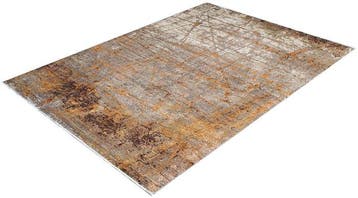 Designer tapijt met zijde - Vloerkleed - 367 cm - 274 cm, Nieuw