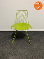 Design vergaderstoel Arper - Leaf chair - groen, Vergader- of Presentatieruimte, Ophalen of Verzenden, Gebruikt, Stoel