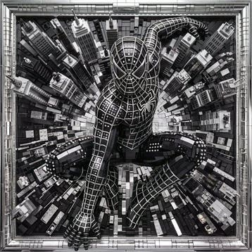 Artxlife - Lego Spiderman Black&Silver Urban Explosion, Nieuw