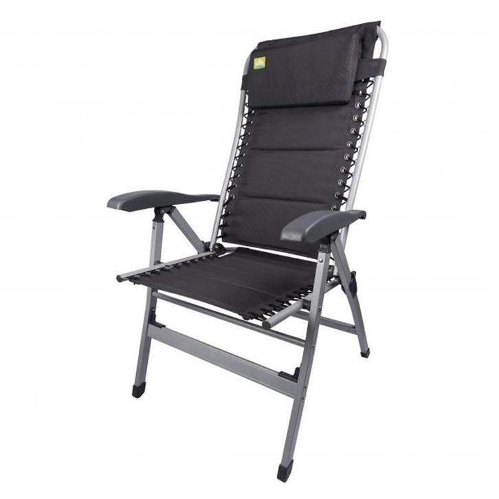 ViaMondo Cosy Relax Stoel Antraciet, Caravans en Kamperen, Kampeeraccessoires, Nieuw, Ophalen of Verzenden