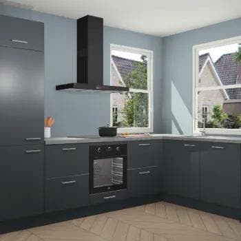 Onyxgrijze keuken Salzburg 110868, Verzenden, Nieuw