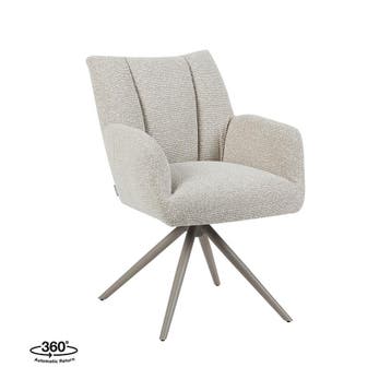 Stoel Padua | Naturel | | Taupe Metalen Frame | 2 stuks, Verzenden, Nieuw in verpakking