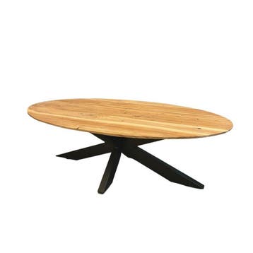 Ovale salontafel acaciaSalontafels, Huis en Inrichting, Tafels | Salontafels, Ophalen of Verzenden, Nieuw