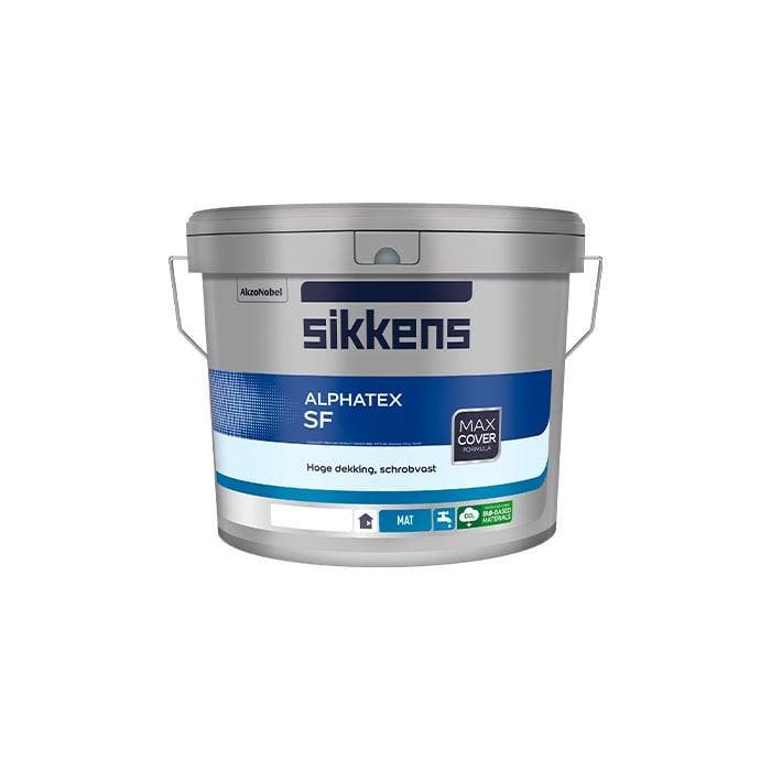 Sikkens Alphatex SF - WIT - 3 maal 10 liter (Muurverf latex), Doe-het-zelf en Verbouw, Verf, Beits en Lak, Verf, Wit, Nieuw, 10 tot 15 liter