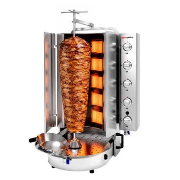 GGM Gastro | Gas Dönergrill / Shoarmagrill - met ROBAX® Glas, Verzenden
