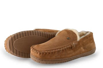 Warmbat Pantoffels in maat 44 Cognac, Overige kleuren, Verzenden, Warmbat, Zo goed als nieuw