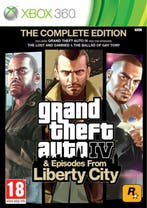 Grand Theft Auto The Complete Edition (GTA 4 + Episodes f..., Spelcomputers en Games, Verzenden, Gebruikt, Vanaf 12 jaar