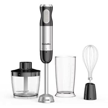 Staafmixer 1000W 4-in-1 Hakmolen Garde Smoothie Cup, Verzenden, Nieuw