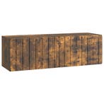 vidaXL Wandbeugel TV-kast Gerookt eiken 98 x 31 x 30 cm, Minder dan 50 cm, Verzenden, Nieuw, Minder dan 100 cm