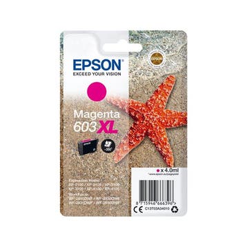 Epson 603XL (T03A3) inktcartridge magenta hoge capaciteit, Verzenden, Nieuw, Cartridge, Epson