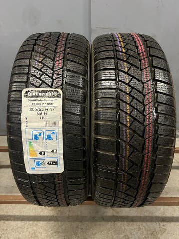 Nieuwe Continental winterbanden, maat 205/50R17 89H, Auto-onderdelen, Banden en Velgen, Nieuw, 17 inch, Band(en), Personenwagen