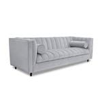 Bankstel Joure - rechte banken - Zilver, Nieuw, Stof