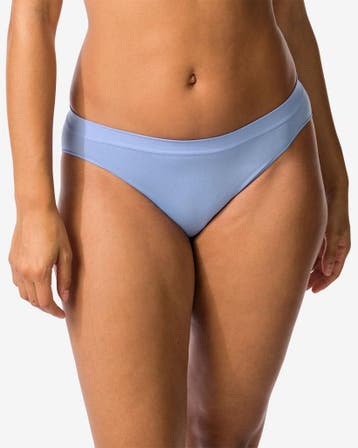 HEMA Damesslip naadloos micro blauw laag geprijsd, Verzenden, Blauw