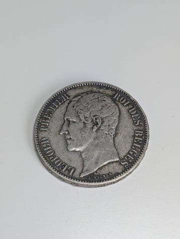 België. Leopold I. 5 Francs 1853 (Zonder minimumprijs)