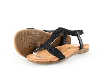 DSTRCT Sandalen in maat 36 Zwart, Verzenden, Zwart, DSTRCT, Sandalen of Muiltjes