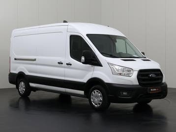 Ford Transit 2.0 TDCi 130PK L3H2, Stof, Gebruikt, Euro 6, Wit