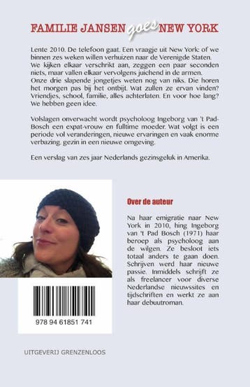 Familie Jansen goes New York 9789461851741, Boeken, Verzenden, Zo goed als nieuw, Ingeborg van 't Pad-Bosch