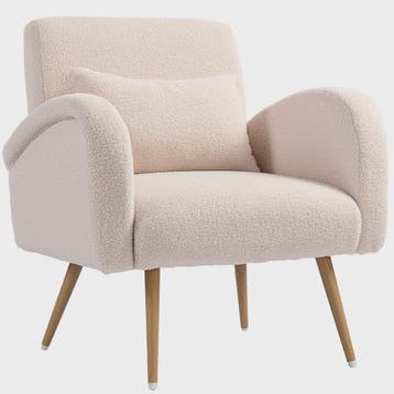 Luxe Teddy Fauteuil met Verwijderbaar Lendekussen - Comforta, Verzenden, Nieuw