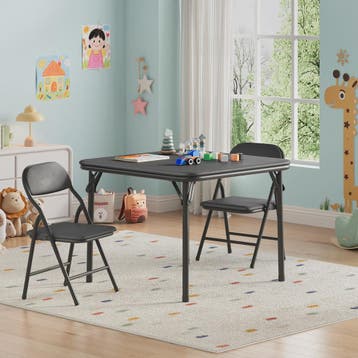Opvouwbare Kinder Speel- en Studietafel met 2 Stoelen - Zwar, Huis en Inrichting, Bureaus, Verzenden, Nieuw