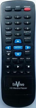 Afstandsbediening Envivo HD Media Player, Ophalen of Verzenden, Nieuw, Origineel