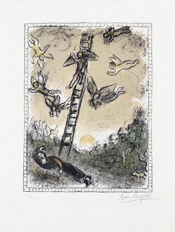 Marc Chagall (1887-1985) - Le songe de Jacob