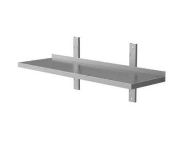 RVS Wandschap, B150 x D30 cm