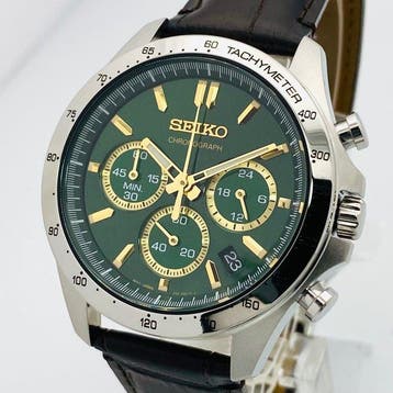 Seiko - Chronograph Green Dial 8T63-00D0 - Zonder