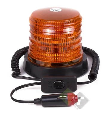 Zwaailamp 30LED Oranje, Waarschuwingslamp, Magneet, 12V, Ophalen of Verzenden, Nieuw, Overige typen