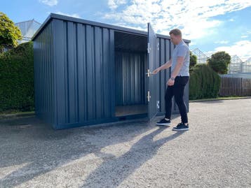 Demontabele 3x2 container 10ft opslag | tuinhuis | OP=OP