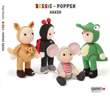 Beesie-Poppen haken - Anja Toonen, Haakboek, Ophalen of Verzenden, Nieuw