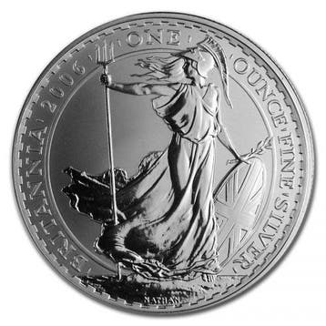 Britannia 1 oz 2006, Verzenden, Overige landen, Losse munt, Zilver