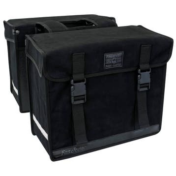 Fast Rider Canvas Fietstas Led 47,5 Liter Zwart, Verzenden, Nieuw