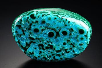 TOP MALACHIET met CHRYSOCOLLA - extra patroon - TOP -