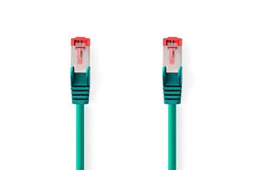 Nedis Netwerkkabel S/FTP CAT6 kabel - 0.50 meter (Groen), Ophalen of Verzenden, Nieuw