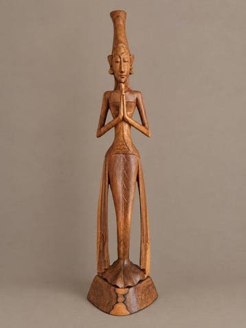 Balinees Art Deco houtsnijwerk - Beeld - Indonesië