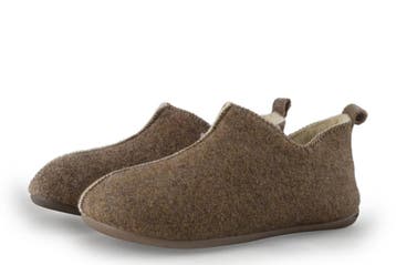 Manfield Pantoffels in maat 39 Bruin, Bruin, Verzenden, Zo goed als nieuw, Pantoffels of Sloffen