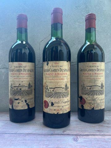 1974 Château Grand-Corbin-Despagne - Saint-Émilion Grand Cru, Nieuw